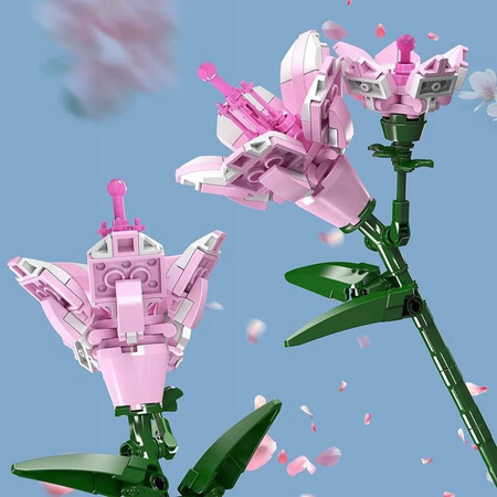 Klocki Konstrukcyjne Kwiat Różanecznik Rododendron 132 Elementy Mould King