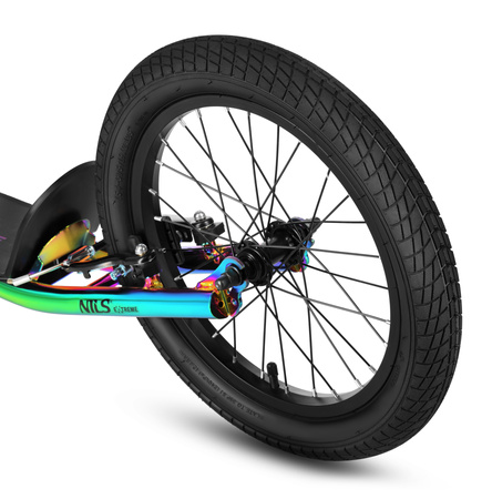 Hulajnoga Miejska Pompowane Koła Dla Młodzieży Dorosłych Duża 20/16" NILS