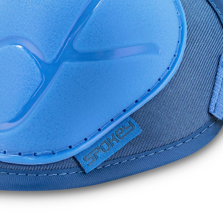 Kask Rowerowy Regulowany Na Rolki Hulajnogę Dziecięcy Ochronny Wentylowany + Zestaw Ochraniaczy SPOKEY