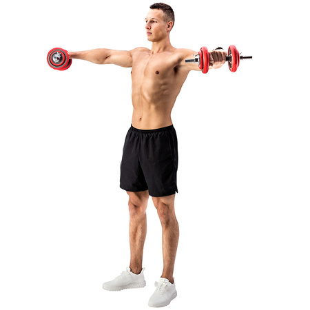 Zestaw Hantle Sztangielki Sztanga 2x15 kg HMS