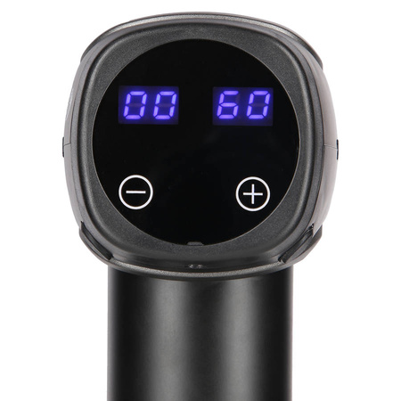 Pistolet Do Masażu Ciała Pleców Masażer Mięśni Massage Gun 6 Końcówek HMS