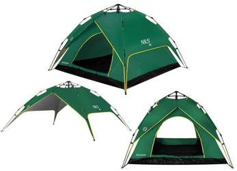 NILS Duży Namiot Turystyczny 3 Osobowy Wodoodporny