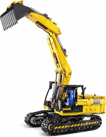 Klocki Konstrukcyjne Zdalnie Sterowana Koparka Gąsienicowa 2169 Elementów MOULD KING