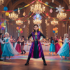 Strój Anna Kostium Przebranie Dla Dziewczynki Frozen 2 DISGUISE 7-8 Lat