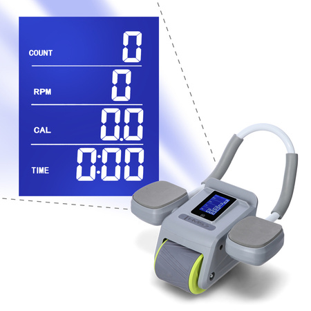 HMS Automatyczne Koło Do Ćwiczeń Fitness Mięśni Brzucha Z Wyświetlaczem
