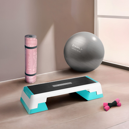 Duży Step Do Ćwiczeń Fitness Aerobiku 3 Stopniowy HMS
