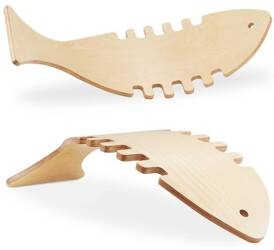 Drewniany Bujak Deska Balansowa Rybka Dla Dzieci