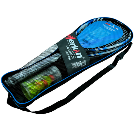 Zestaw Rakiety + Lotki Do Gry W SPEED Badmintona Crossmintona 6w1 MERKAN