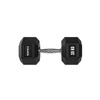 Hantla Hantelka Ciężarek Gumowany HEX PRO Do Ćwiczeń Treningu 25 kg HMS
