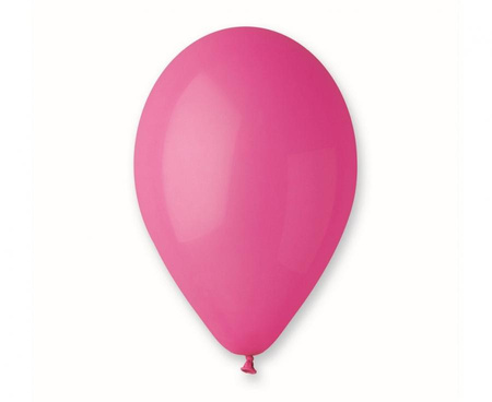 Balony Pastelowe Ciemnoróżowe Lateksowe Na Urodziny Chrzest 12" 100 szt.