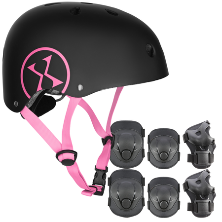 Kask Na Rolki Rower Hulajnogę Regulowany Dla Dzieci Orzeszek + Ochraniacze