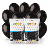 Balony Lateksowe Pastelowe Czarne Na Urodziny Imprezę GEMAR 12" 200 szt.