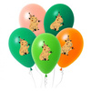 Talerzyki 18 cm Kubeczki 250 ml Balony Kapibara Zestaw Na Urodziny 29 el.