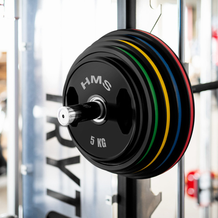 Talerze Obciążenia Olimpijskie Na Gryf Sztangę Gumowany HMS Zestaw 2x5 kg