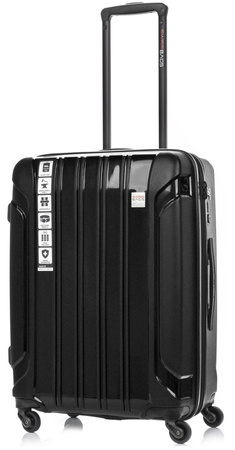 Swissbags+ Średnia Walizka Na Kółkach Z Zamkiem TSA 90 L