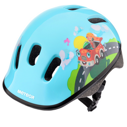 Kask Rowerowy Regulowany Dziecięcy Ochronny Otwory Wentylacyjne METEOR