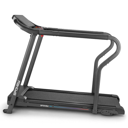 Bieżnia Elektryczna Z Poręczami Do Ćwiczeń Cardio 8 km/h Do 110 kg SPOKEY