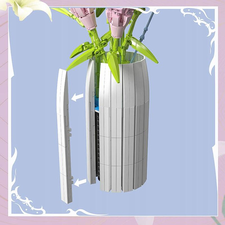 Mould King Klocki Konstrukcyjne Bukiet Lilii 1006 Elementów