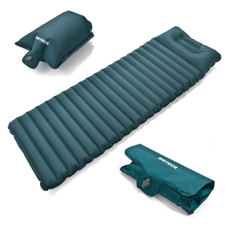 Materac Nadmuchiwany Z Zagłówkiem Meteor 2w1 (Pompka+Drybag)