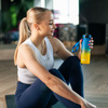 Butelka Sportowa Bidon Na Wodę Z Miarką Tritanowa Z Ustnikiem 500 ml METEOR
