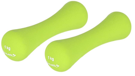 Zestaw Hantli Ciężarków Neoprenowych Do Ćwiczeń Fitness Treningu 2x1 kg HMS
