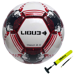 Piłka Nożna Rekreacyjna Treningowa Do Nogi Rozmiar 5 + Pompka Do Piłek