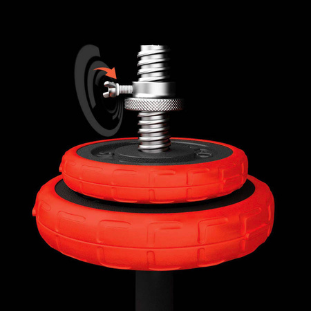 Zestaw Hantle Sztangielki Sztanga 2x15 kg HMS