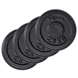Obciążenia Żeliwne Talerze Na Gryf Sztangę Do Treningu Siłowego 4x2,5 kg