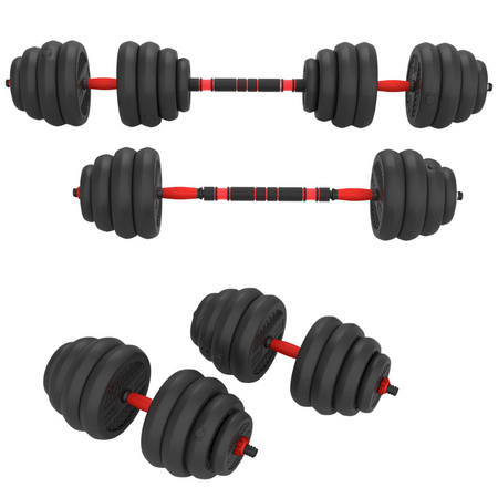 HMS Zestaw Sztangielki Regulowane Hantle Kettlebell Sztanga 40 kg