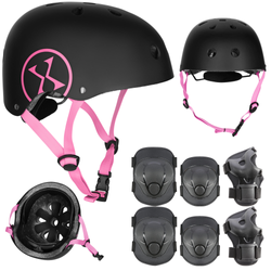 Kask Na Rolki Rower Hulajnogę Regulowany Dla Dzieci Orzeszek + Ochraniacze