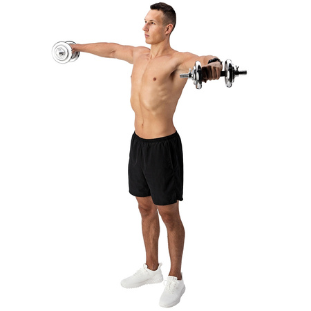 HMS Sztangielki Hantle Sztanga W Walizce 2x10 kg