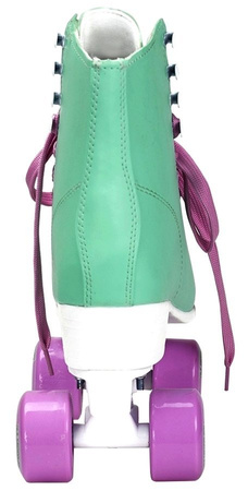 NILS Wrotki Skórzane Retro Sznurowane Damskie