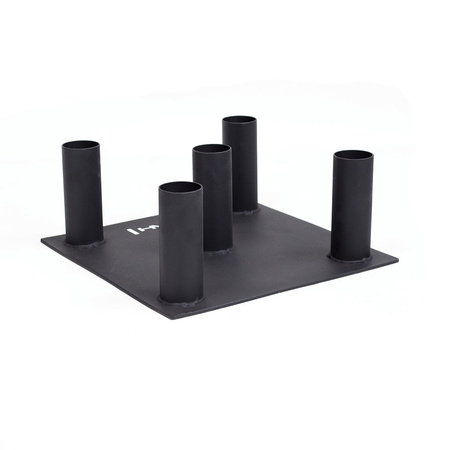 Stojak Na Sztangi Gryfy Olimpijskie 5 Otworów Podstawa 38x38 cm HMS