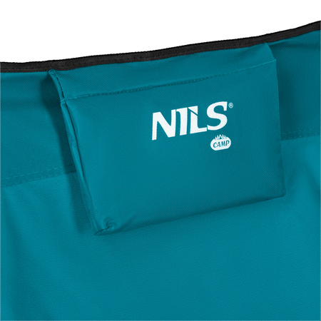 Krzesło Turystyczne Składane Kempingowe Plażowe Ogrodowe + Pokrowiec NILS