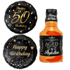 Balony Foliowe Na 50 Urodziny Imprezę Przyjęcie Happy Birthday Zestaw 3szt.