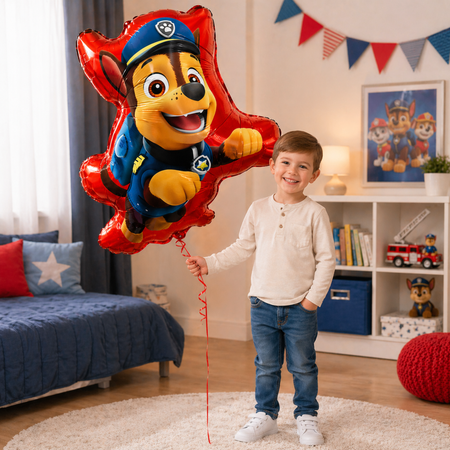 Balon Foliowy Chase Psi Patrol Na Urodziny Przyjęcie Dla Dziecka 56 x 68 cm