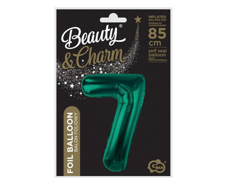 Balony Foliowe Na 7 Urodziny Dla Dziecka GAME ON 3 szt. Duże Cyfra 85 cm