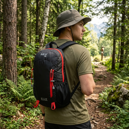 NILS Plecak Turystyczny Trekkingowy Sportowy Górski 22 L + Pokrowiec