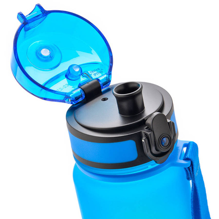 Butelka Sportowa Bidon Na Wodę Z Miarką Tritanowa Z Ustnikiem 500 ml METEOR