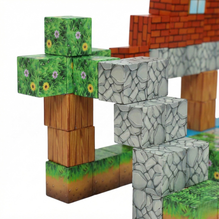 Klocki Magnetyczne Konstrukcyjne Zestaw 99 Elementów Edukacyjne Dla Dzieci