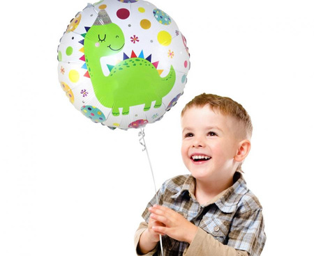 Balon Foliowy Dekoracyjny Imprezowy Na Urodziny Przyjęcie Dinozaur 18"