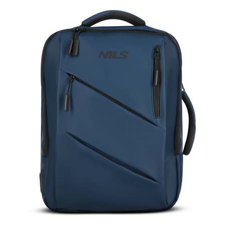 Plecak Miejski Turystyczny Trekkingowy Sportowy Z Miejscem Na Laptopa USB 15 L NILS