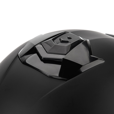 Kask Motocyklowy Z Blendą Przeciwsłoneczną Otwarty Czarny METEOR