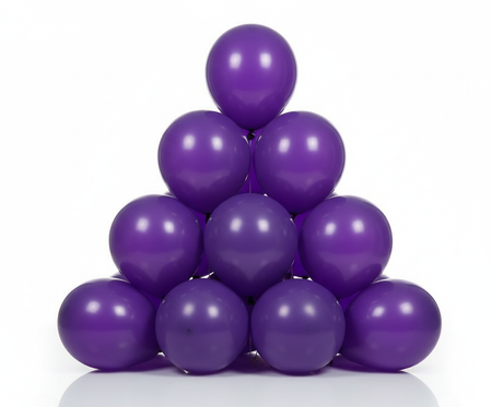 Balony Fioletowe Klasyczne Pastelowe Na Przyjęcie Urodziny 13 cm 100 szt.