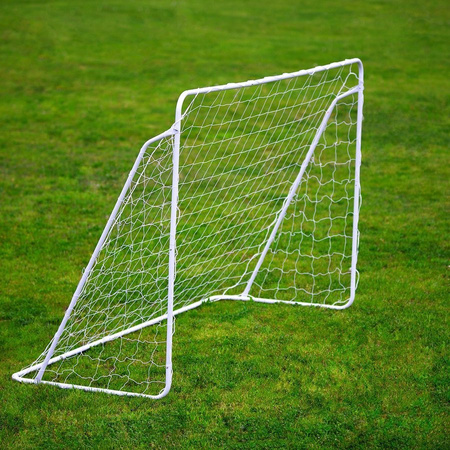 NILS 2x Bramka Piłkarska Z Siatką I Matą Do Celowania 240x150 cm