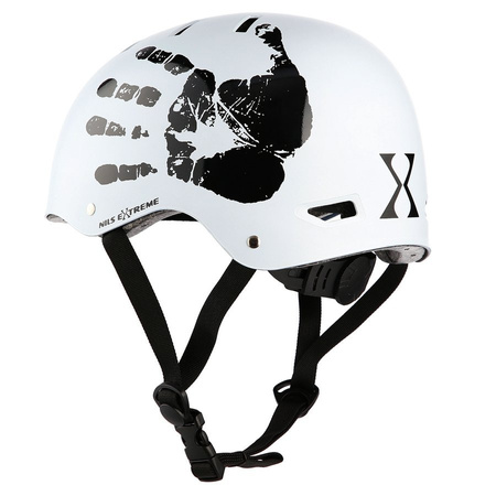 Kask Regulowany Na Rolki Rower Hulajnogę Orzeszek + Zestaw Ochraniaczy NILS