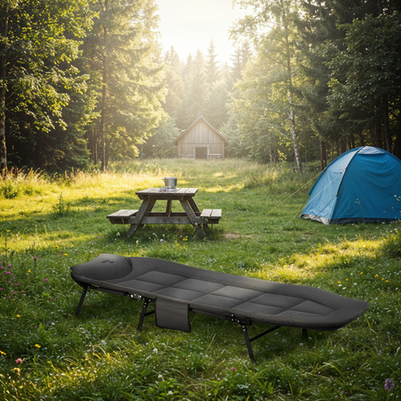 Łóżko Turystyczne Polowe Składane Leżak Leżanka Kempingowe Ogrodowe 200 cm