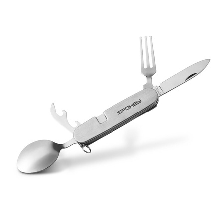Niezbędnik Turystyczny Multitool Wojskowy 4w1 Sztućce i Otwieracz SPOKEY