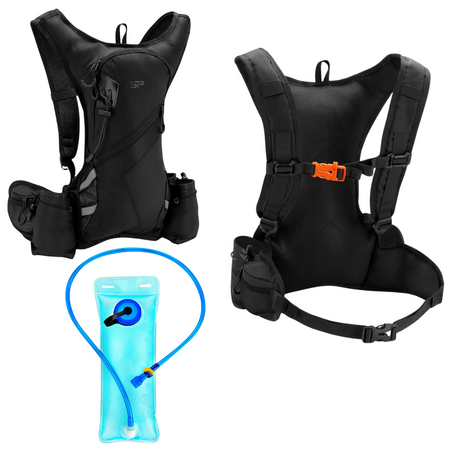 Plecak Rowerowy Sportowy Turystyczny 5 L + Bukłak Na Wodę 1,5 L SPOKEY