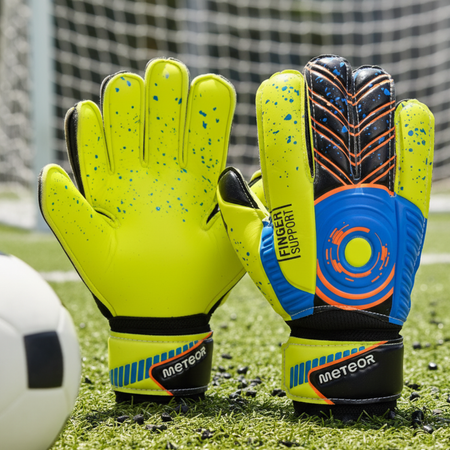 Rękawice Bramkarskie Piłkarskie Treningowe Usztywniony Palec Finger Support